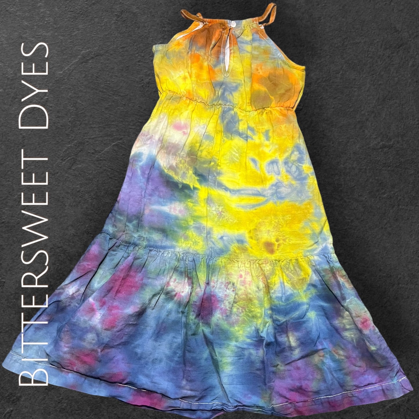 S Youth Ice Dye Maxi Dress