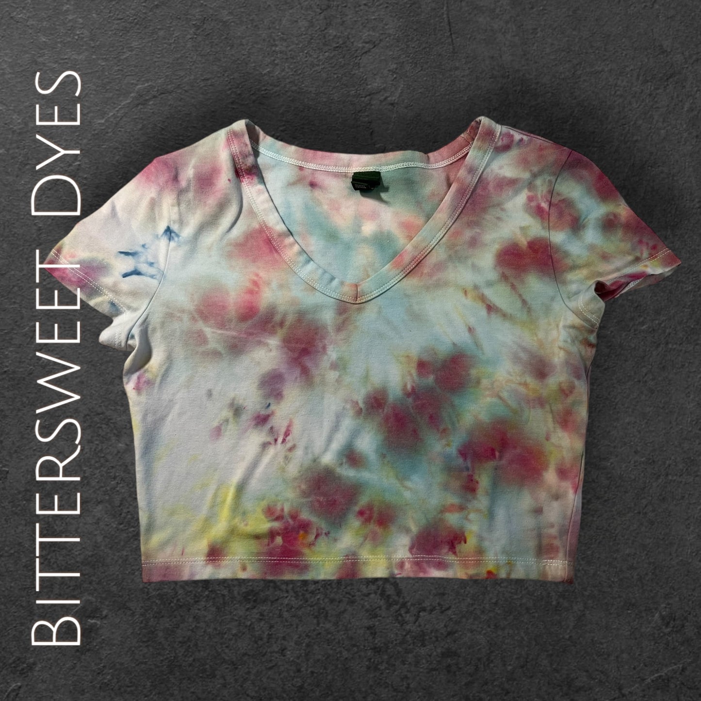 M Ice Dye Crop Top