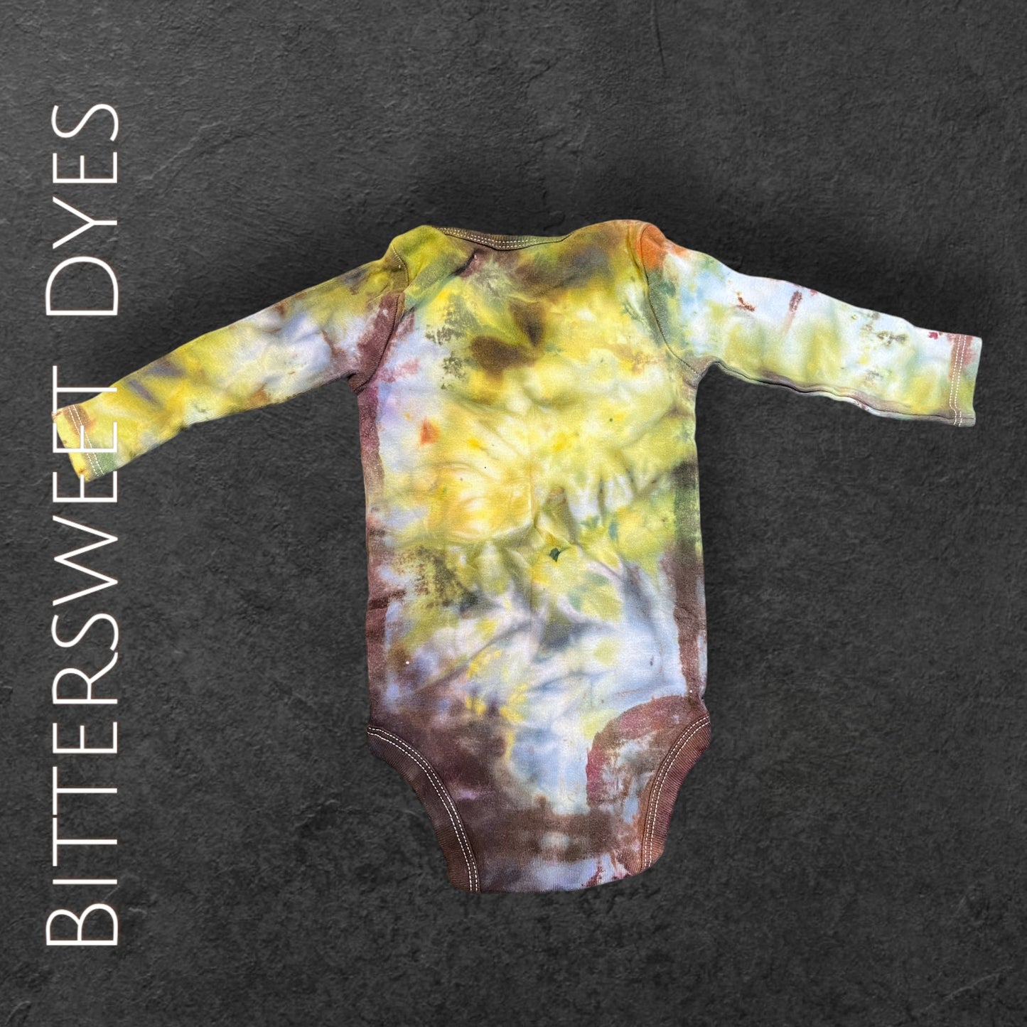 3-6 Mo. Ice Dye Onesie