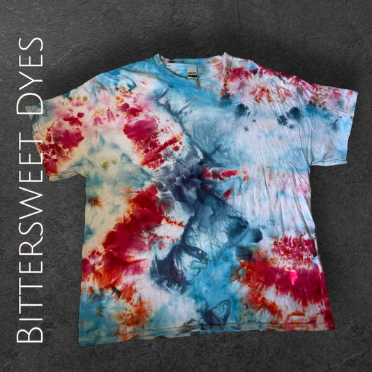 XL Ice Dye Scrunch Tee