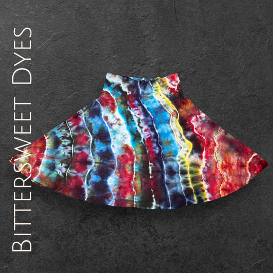 M Ice Dye Foldable "Yoga Style" Waist Band Skirt