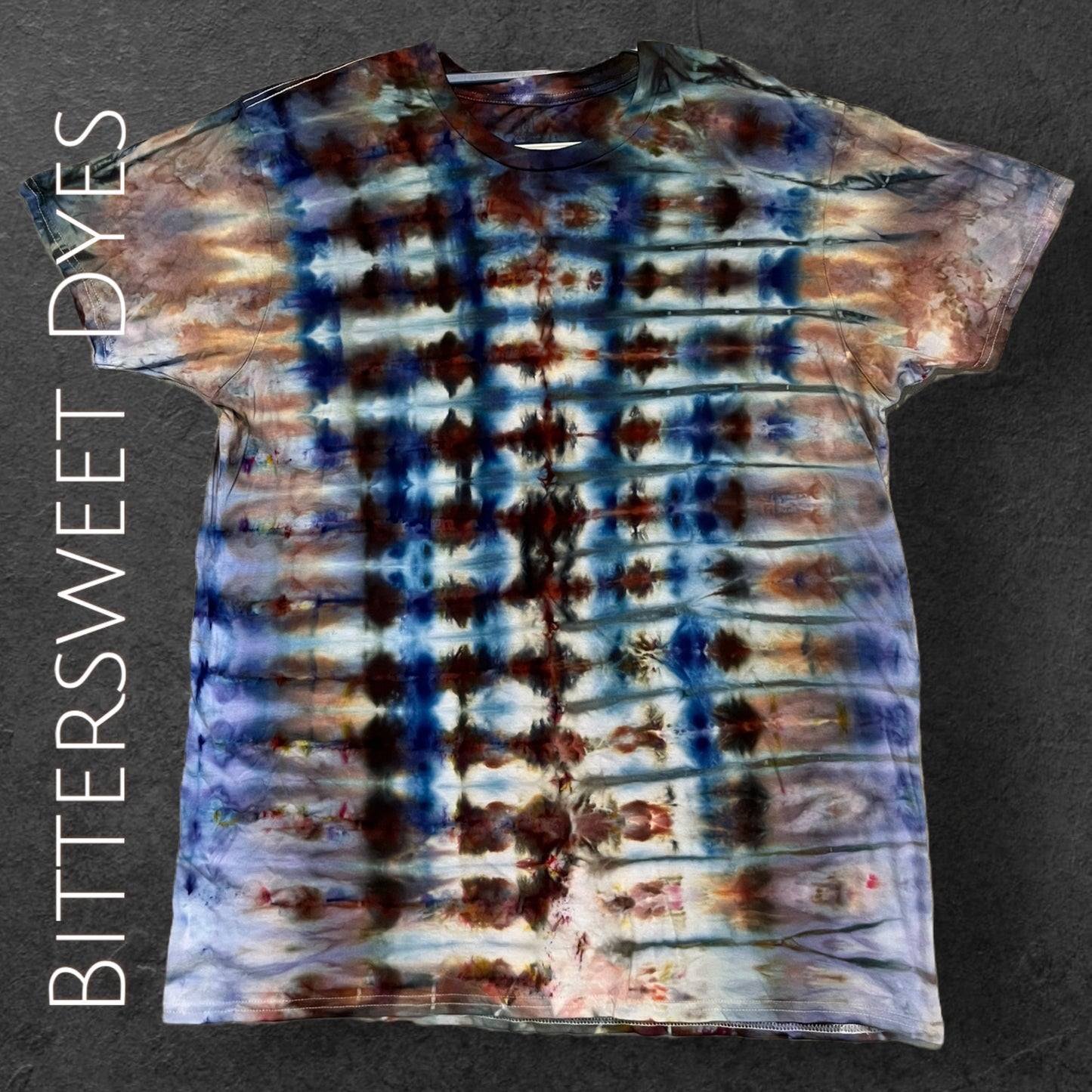 XL Pleated Ice Dye