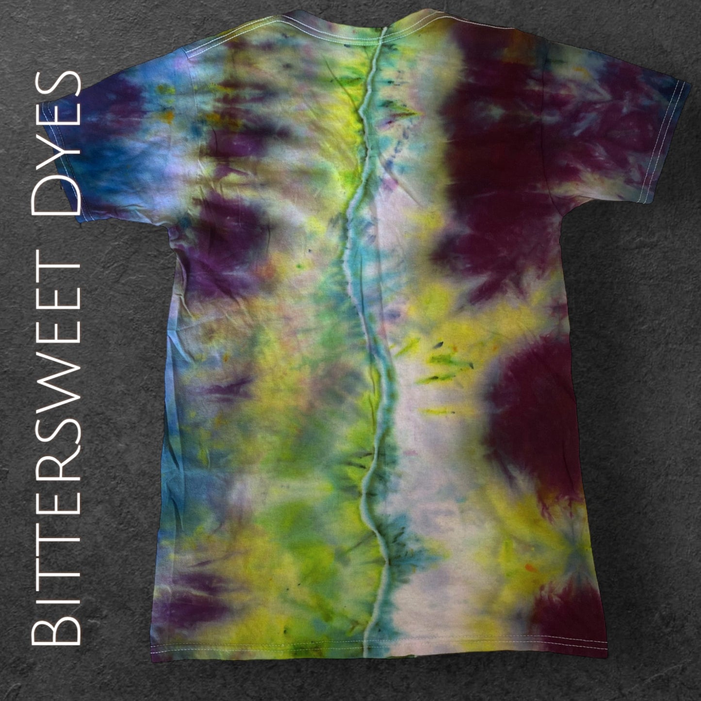 S V-Neck Womens Ice Dyed Tee