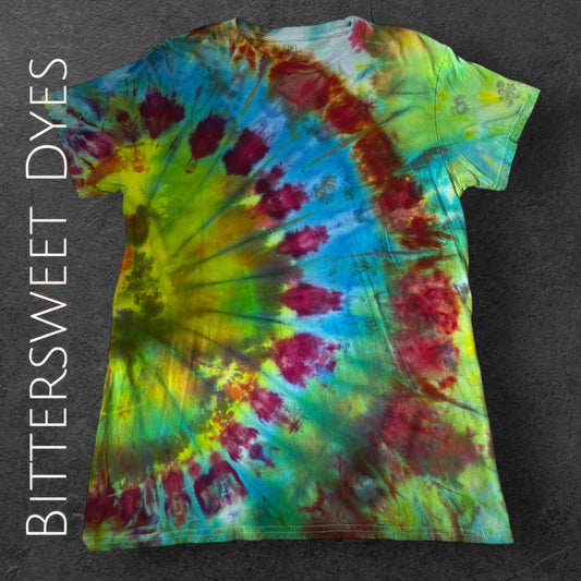 M Ice Dye Side Pleat Tee