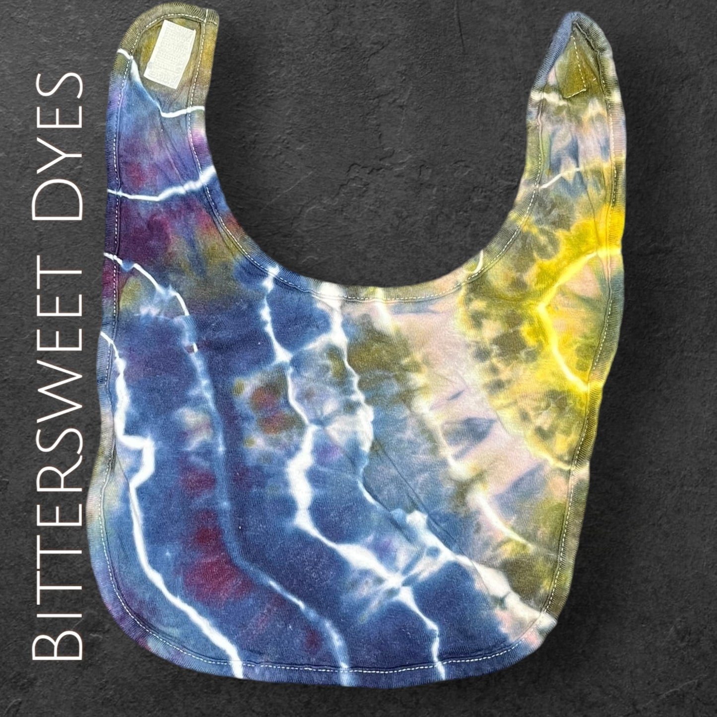 Geode Baby Ice Dyed Bib