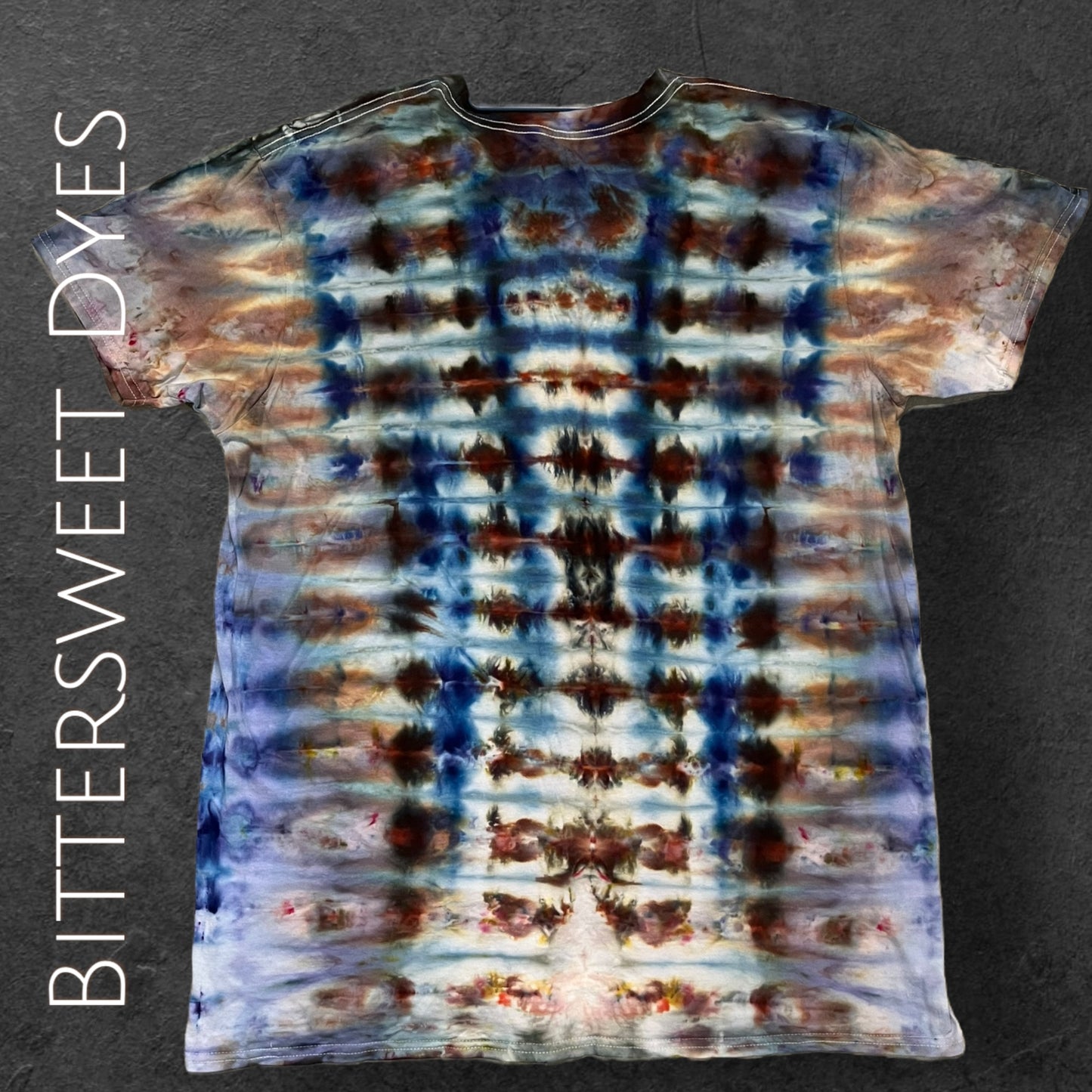 XL Pleated Ice Dye