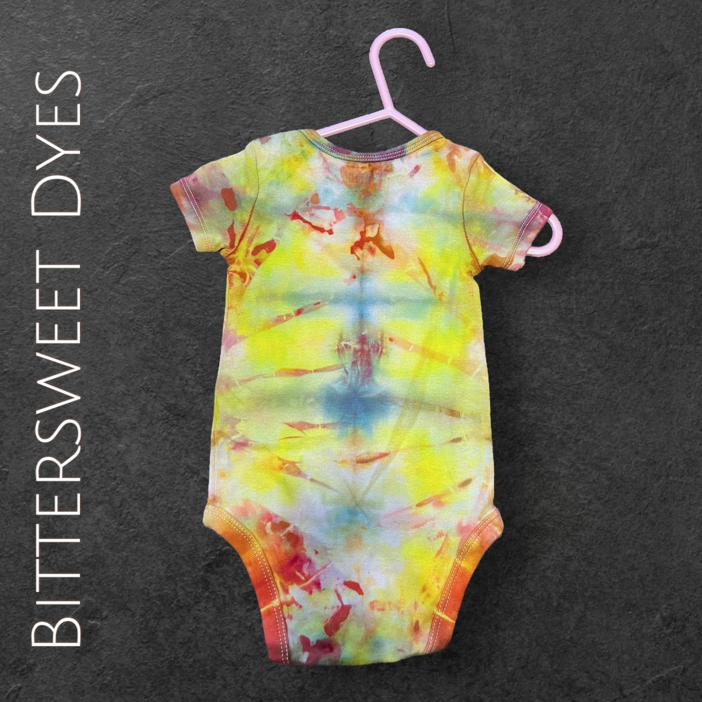 3-6 mo. Ice Dyed Onesie