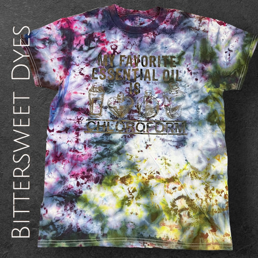 M Ice Dye "Favorite Essential Oil" Shirt