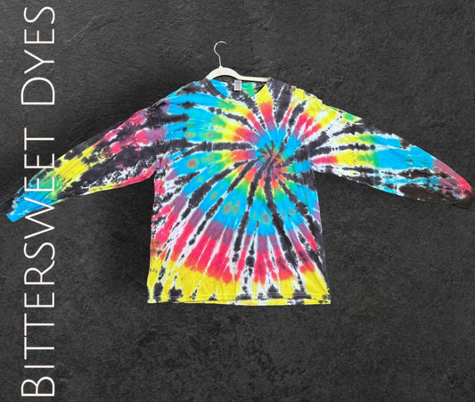 XL Liquid Dye Spiral Long Sleeve