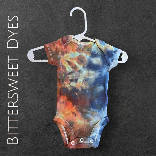 Newborn Ice Dye Onesie