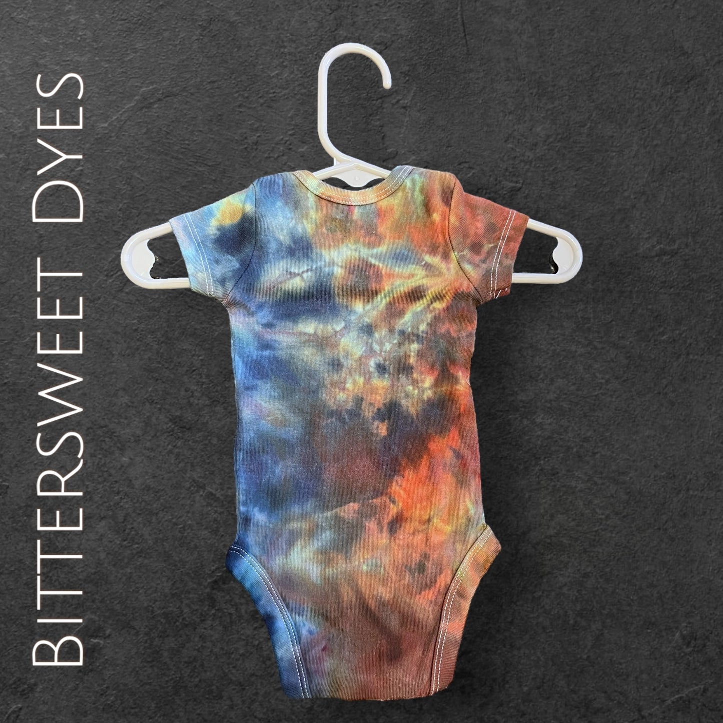 Newborn Ice Dye Onesie