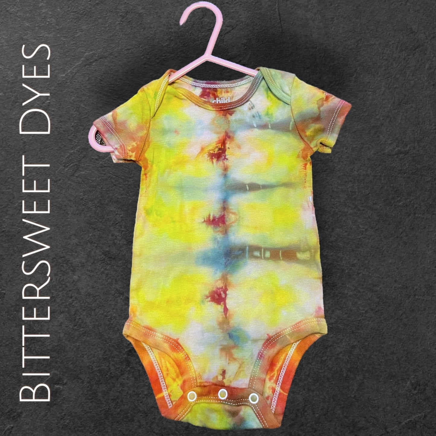 3-6 mo. Ice Dyed Onesie