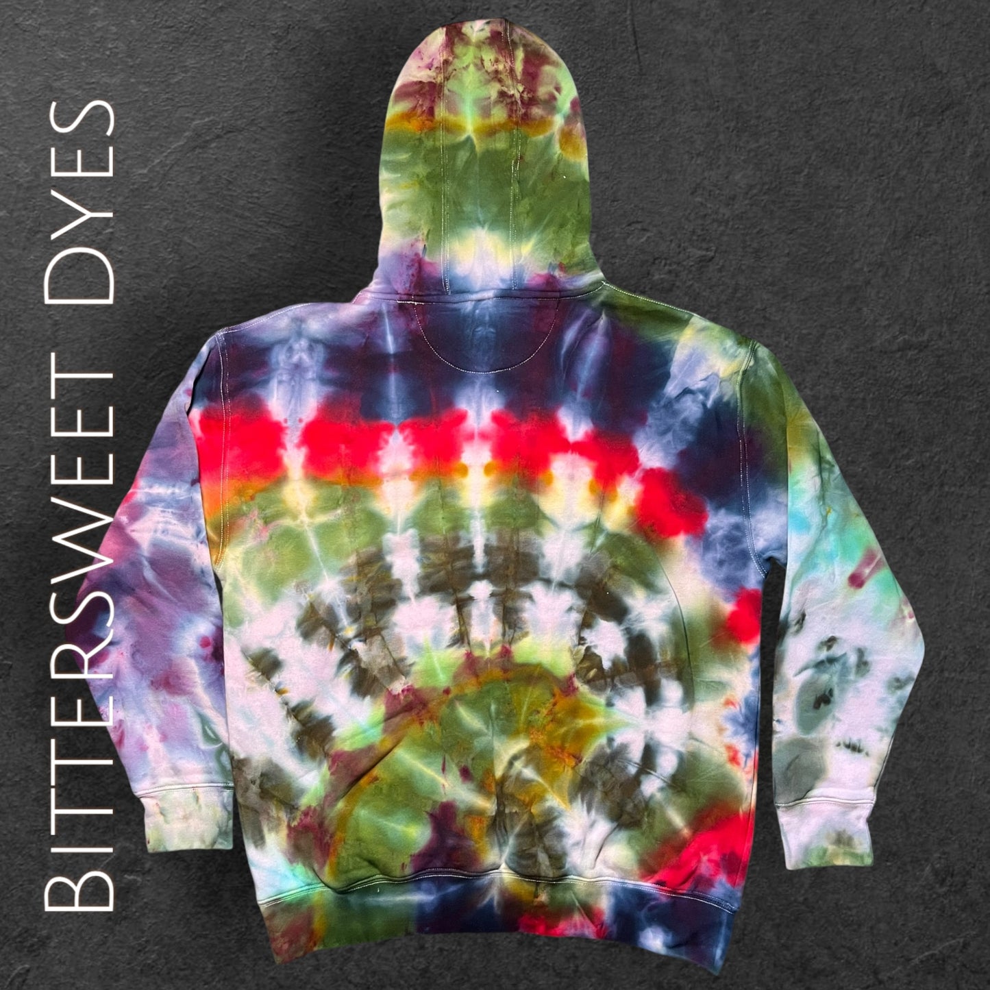 3X Spiral Ice Dye Hoodie