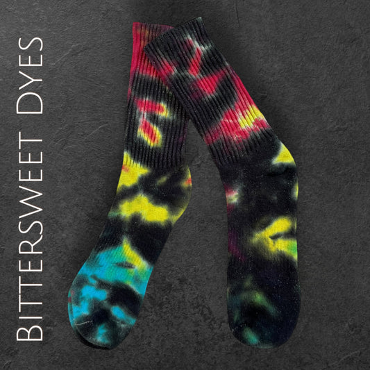 Liquid Dye Crew Socks