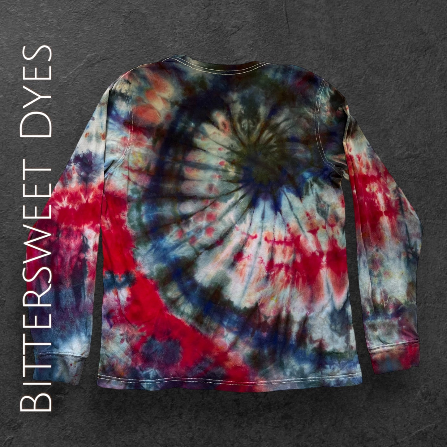 M Ice Dye Spiral Long Sleeve