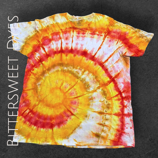 3XL Ice Dye Spiral Tee