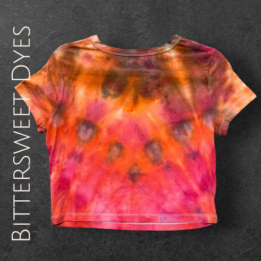 L Ice Dyed Crop Tee