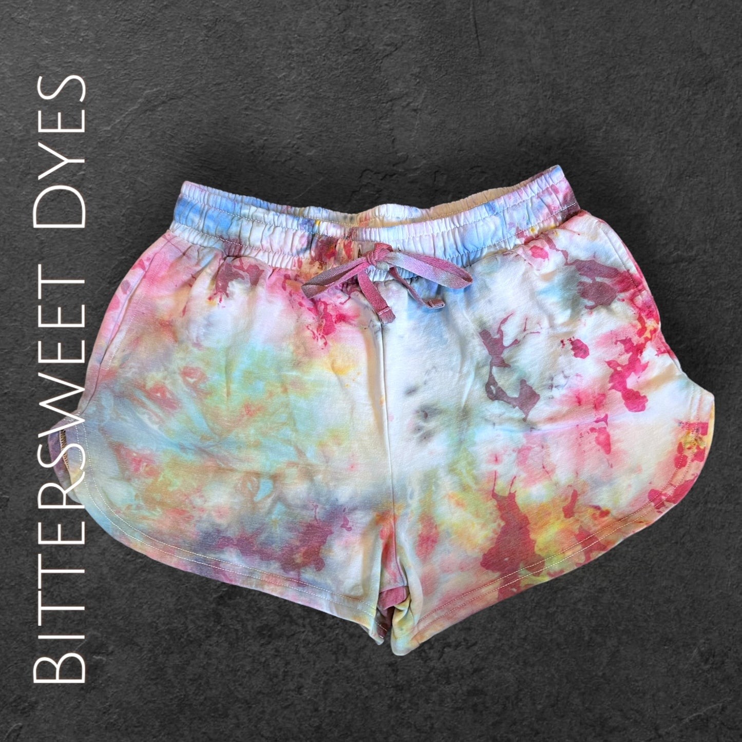 L Ice Dye Shorts w/ Pockets